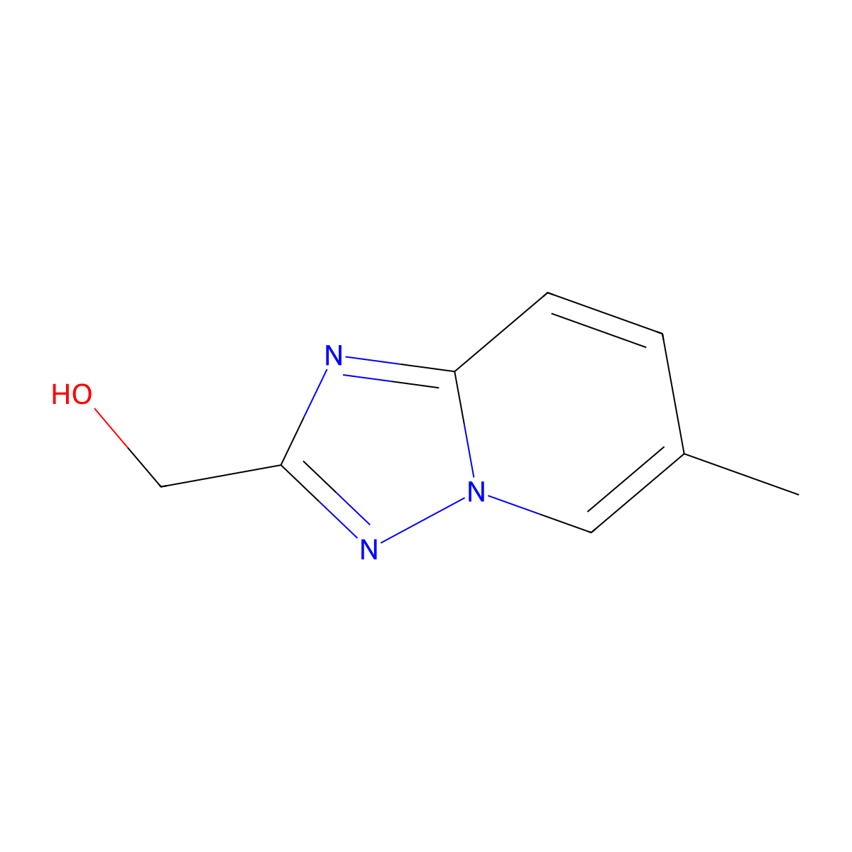 (6-Methyl-[1,2,4]triazolo[1,5-a]pyridin-2-yl)methanol molecular structure, CAS 1890138-39-2