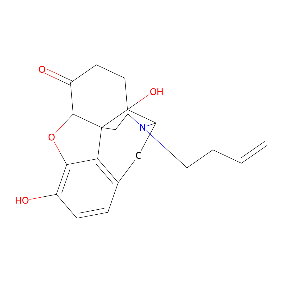 N-(3-Butenyl)noroxymorphone molecular structure, CAS 189016-90-8