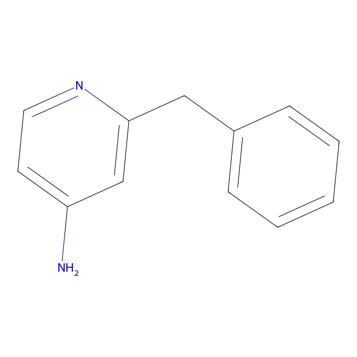 2-Benzylpyridin-4-amine molecular structure, CAS 1890185-51-9