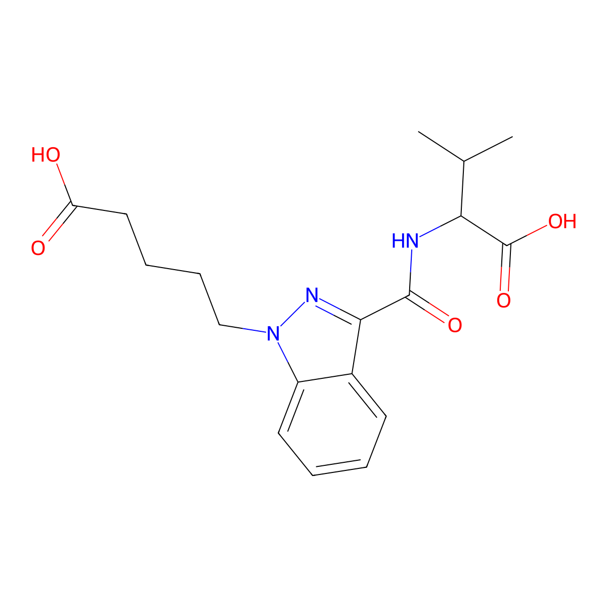5-Fluoro AMB metabolite 6 molecular structure, CAS 1890250-15-3