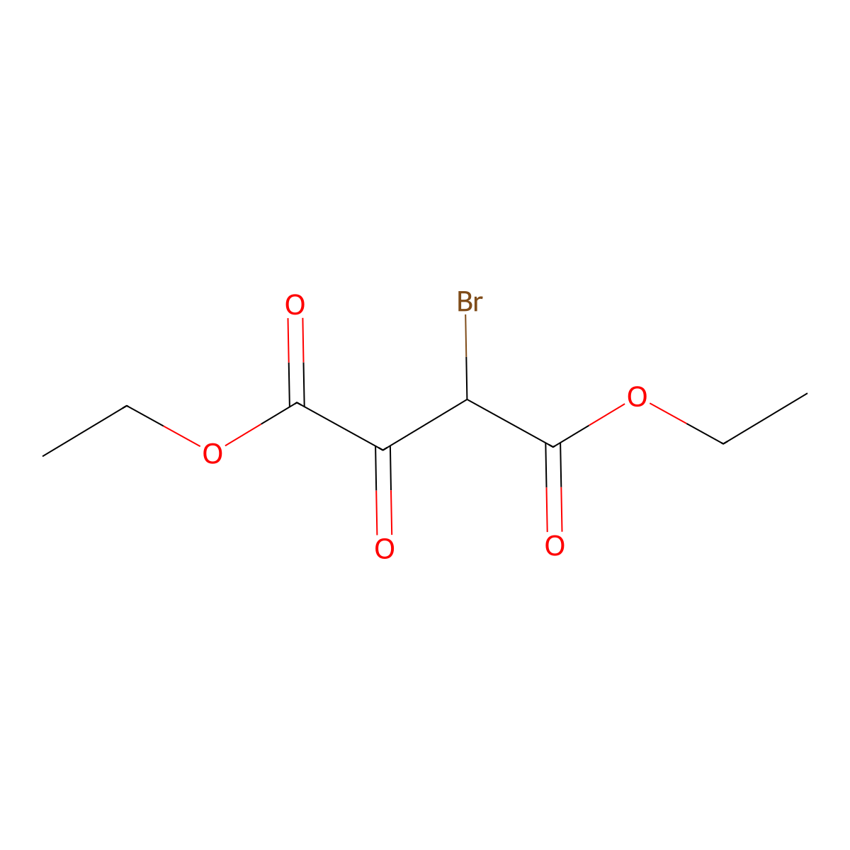 Diethyl 2-bromo-3-oxosuccinate molecular structure, CAS 18903-16-7