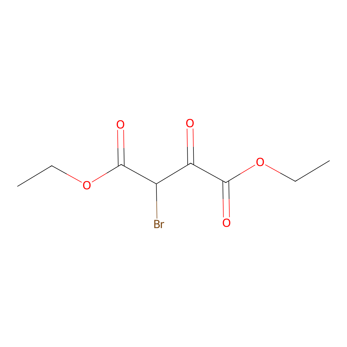 Diethyl 2-bromo-3-oxosuccinate molecular structure, CAS 18903-16-7