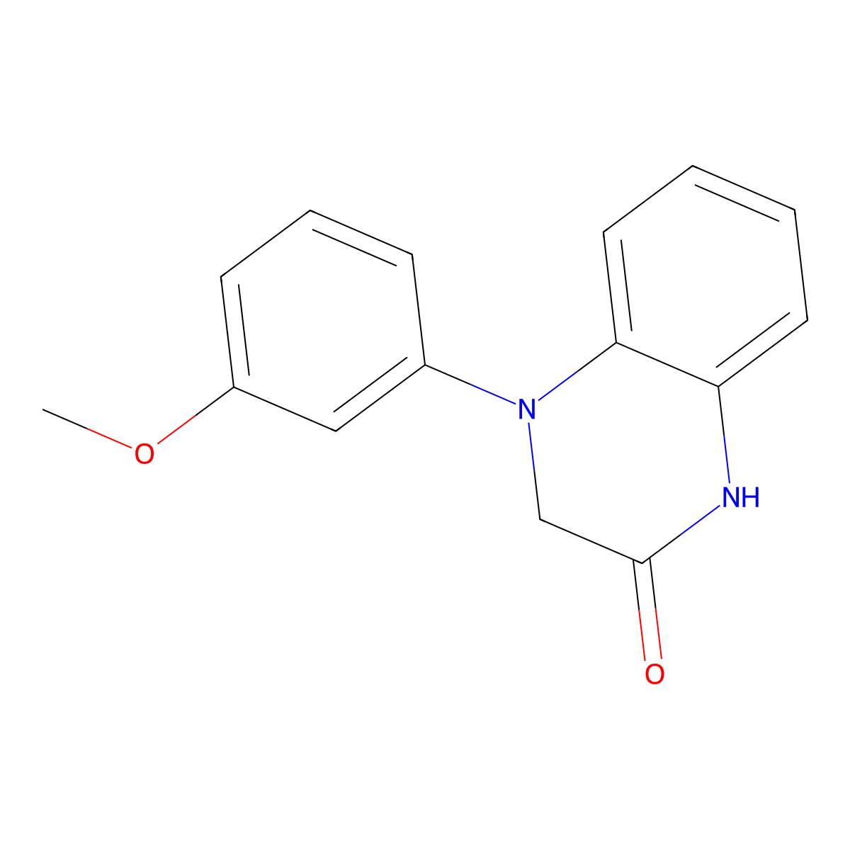 4-(3-Methoxyphenyl)-1,2,3,4-tetrahydroquinoxalin-2-one molecular structure, CAS 1890340-16-5