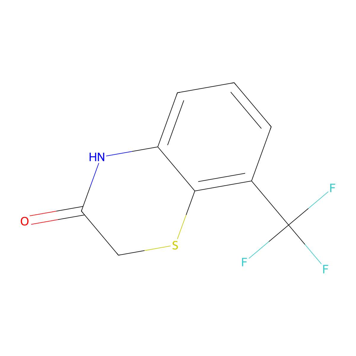 8-(Trifluoromethyl)-2H-benzo[b][1,4]thiazin-3(4H)-one molecular structure, CAS 1890392-23-0