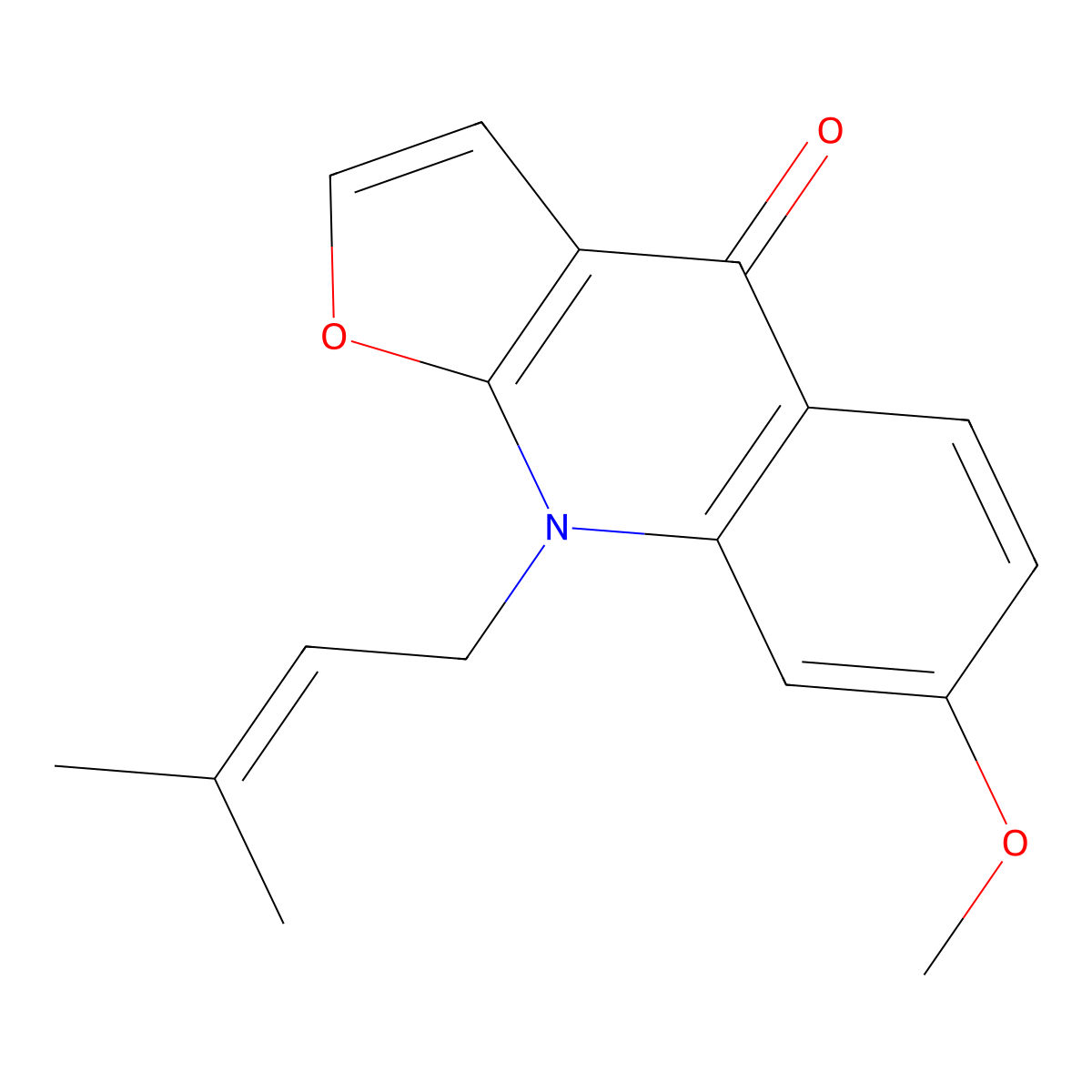 Acrophylline molecular structure, CAS 18904-40-0