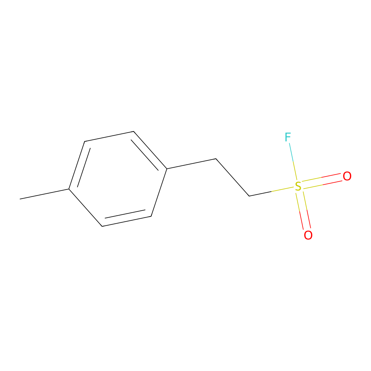 2-(4-Methylphenyl)ethane-1-sulfonyl fluoride molecular structure, CAS 1890483-02-9