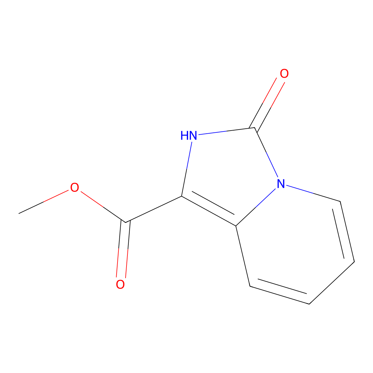 Methyl 3-oxo-2,3-dihydroimidazo[1,5-a]pyridine-1-carboxylate molecular structure, CAS 1890511-40-6