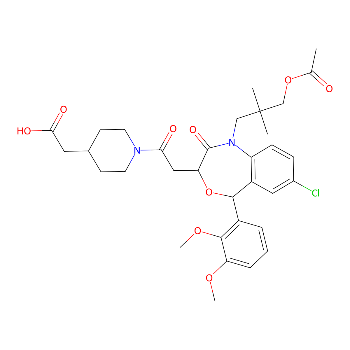 Lapaquistat Acetate molecular structure, CAS 189060-13-7