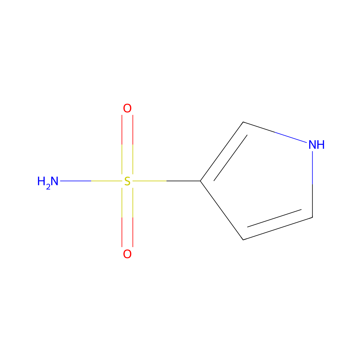1H-Pyrrole-3-sulfonamide molecular structure, CAS 189063-21-6