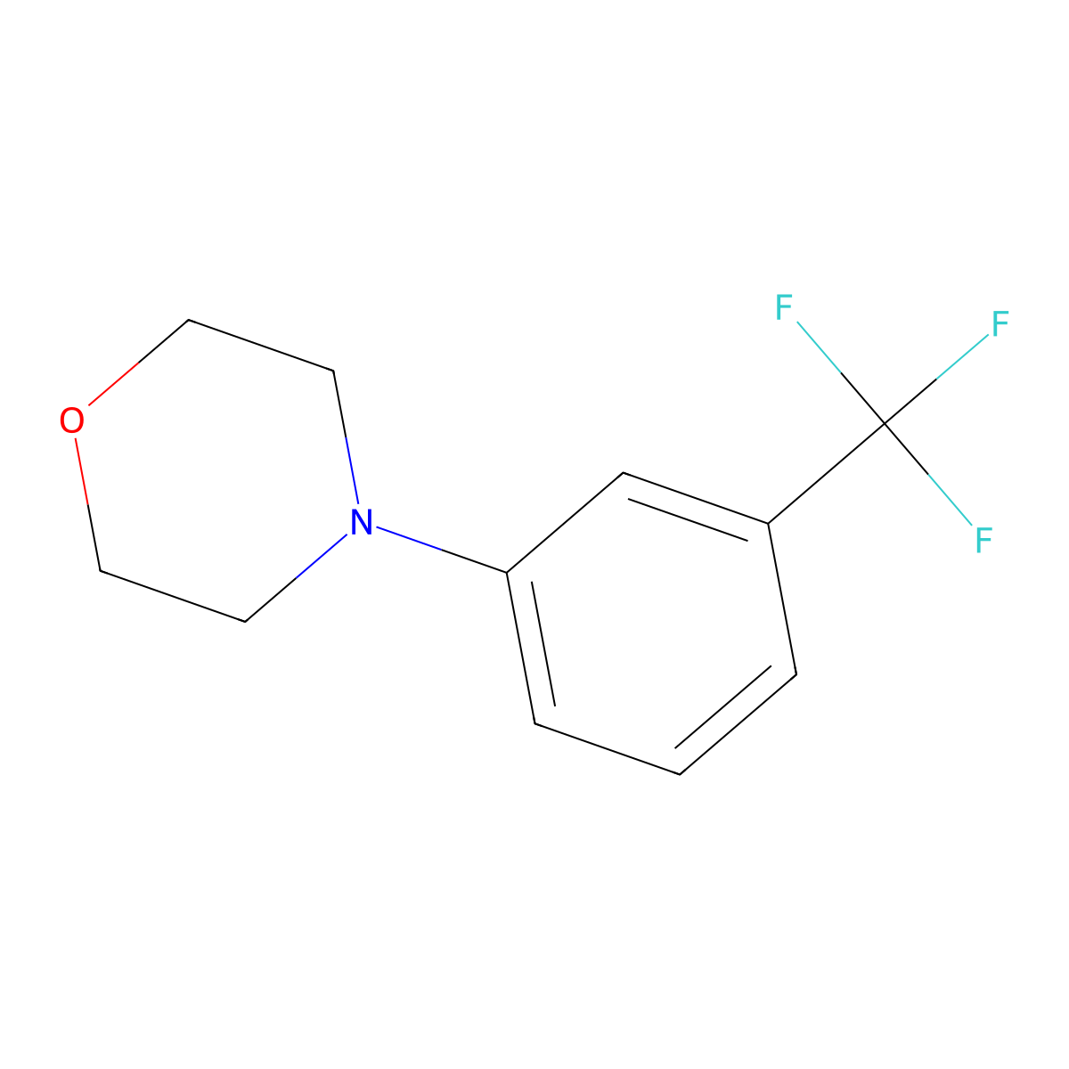 4-(3-(Trifluoromethyl)phenyl)morpholine molecular structure, CAS 189065-49-4