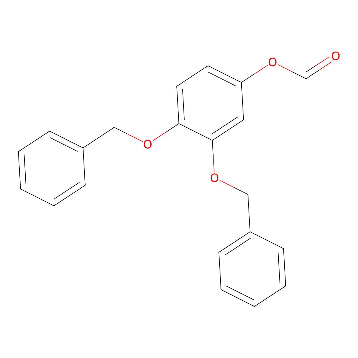 3,4-Bis(benzyloxy)phenyl formate molecular structure, CAS 189082-97-1