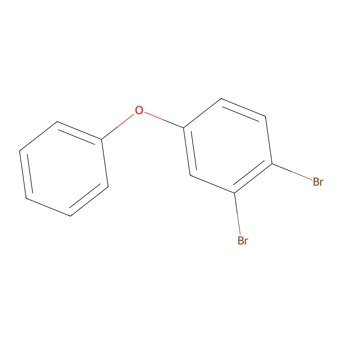 3,4-Dibromodiphenyl ether molecular structure, CAS 189084-59-1