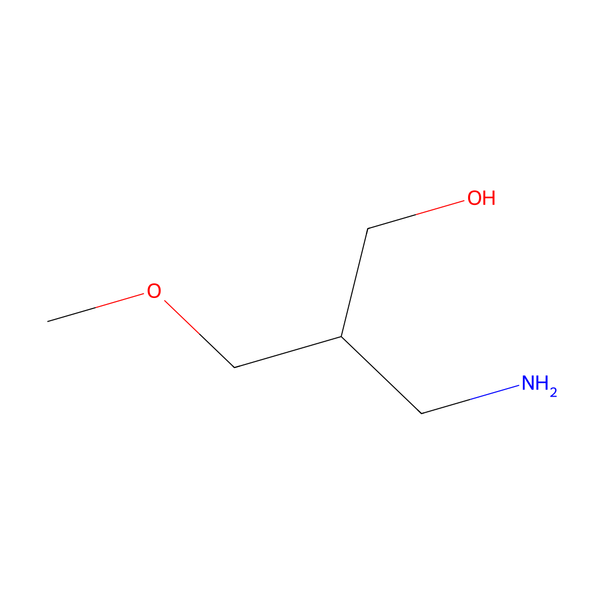 3-Amino-2-(methoxymethyl)propan-1-ol molecular structure, CAS 1890953-12-4