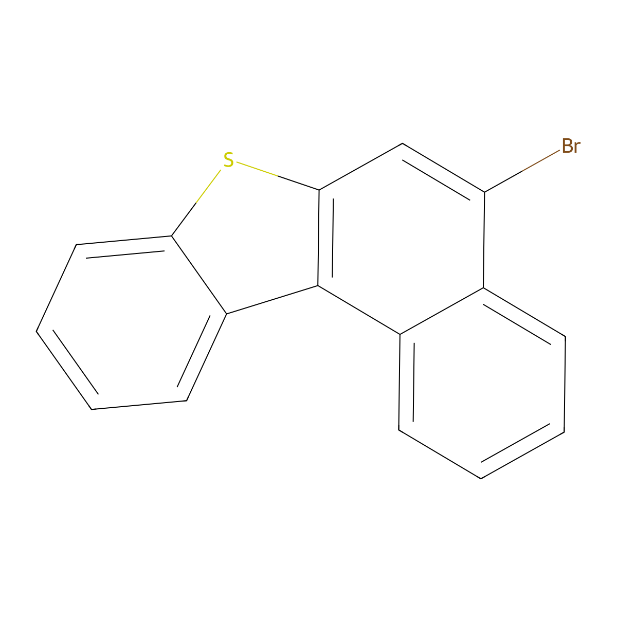 5-Bromobenzo[b]naphtho[1,2-d]thiophene molecular structure, CAS 189097-35-6