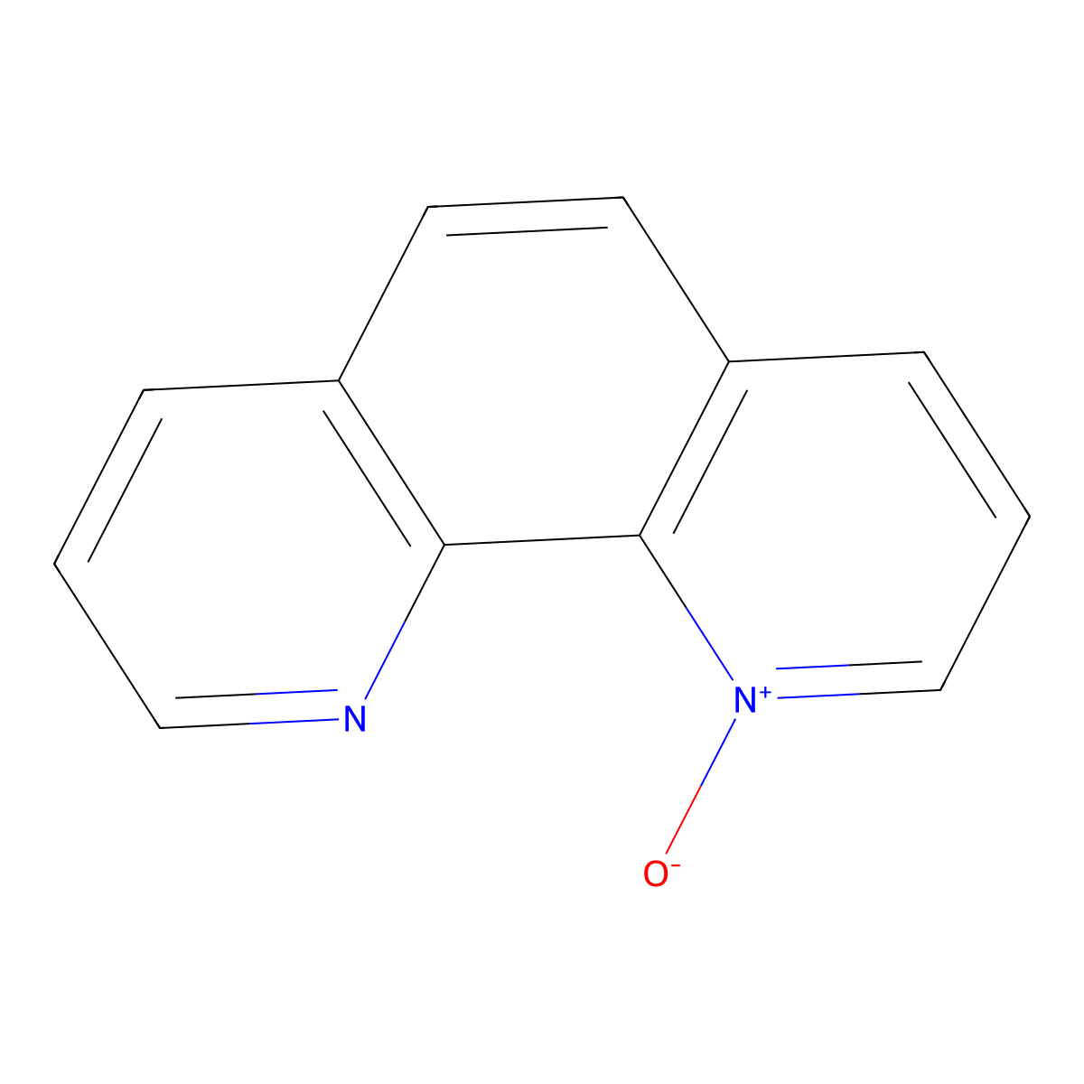 1,10-Phenanthroline 1-oxide molecular structure, CAS 1891-19-6