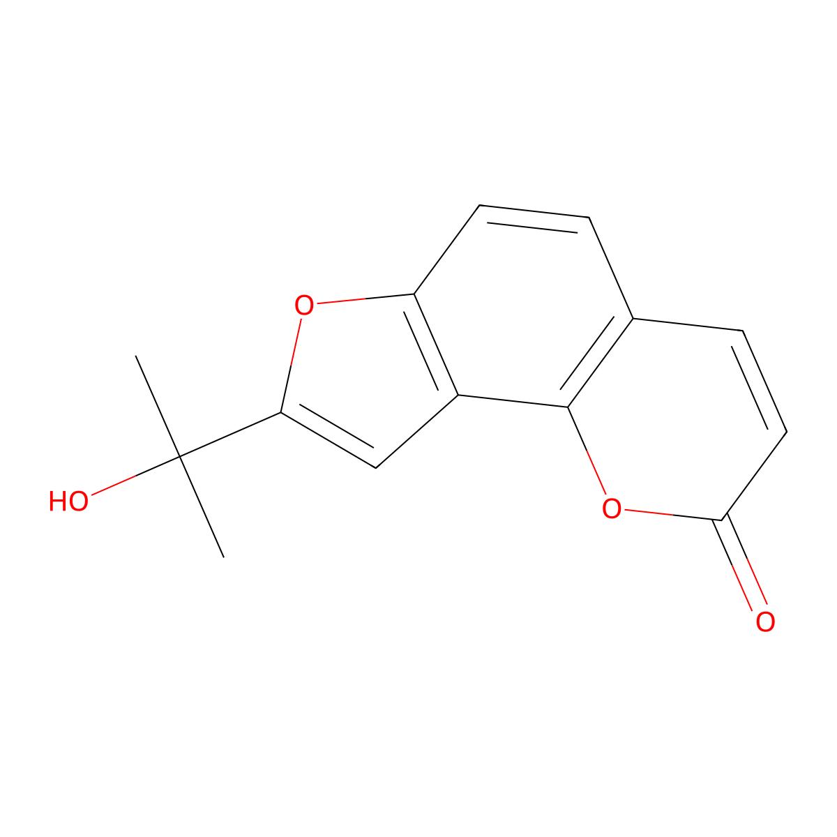 Oroselol molecular structure, CAS 1891-25-4