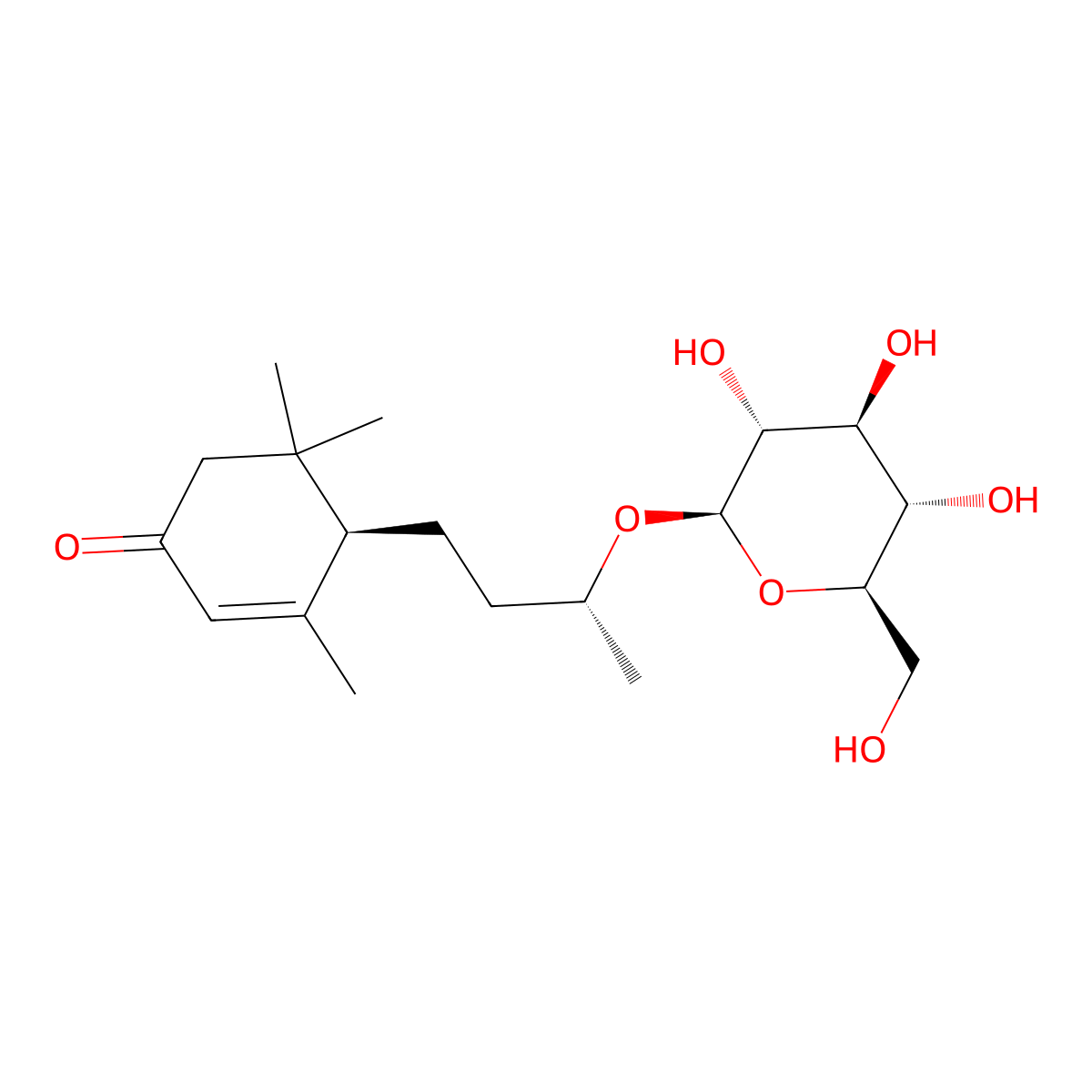 Byzantionoside B molecular structure, CAS 189109-45-3