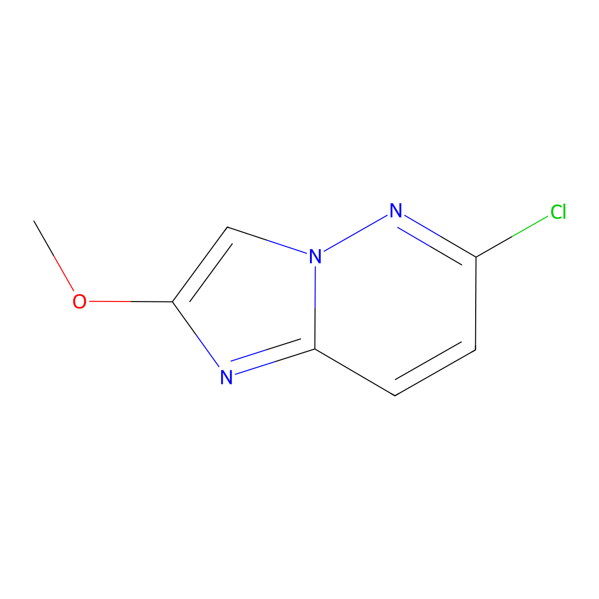 6-Chloro-2-methoxyimidazo[1,2-b]pyridazine molecular structure, CAS 189115-98-8