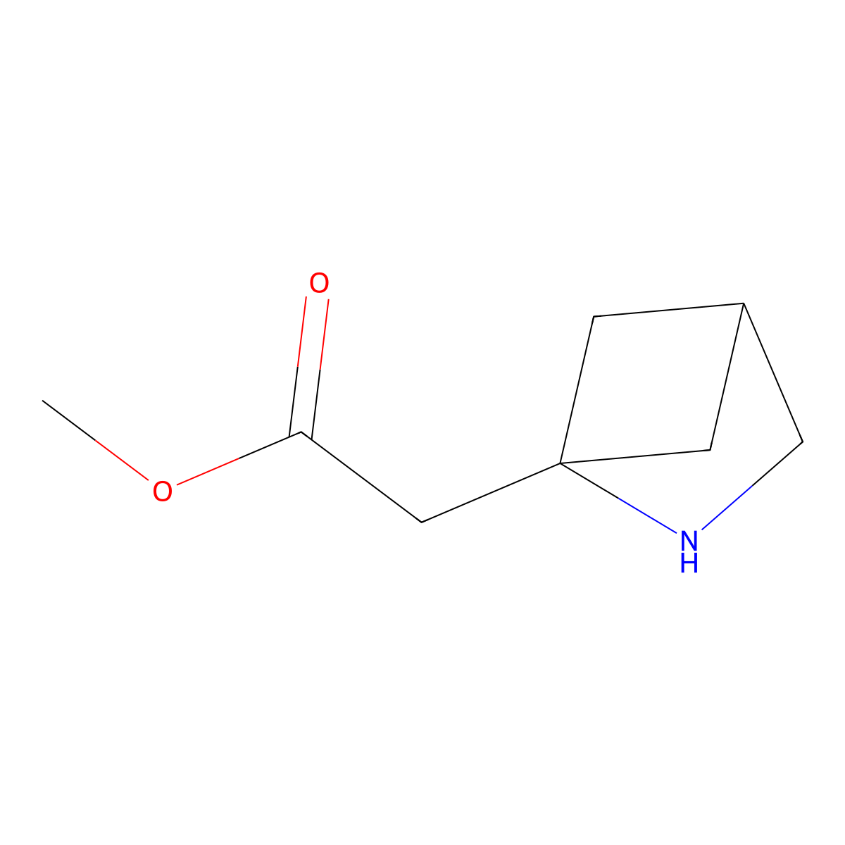 Methyl 2-{2-azabicyclo[2.1.1]hexan-1-yl}acetate molecular structure, CAS 1891262-24-0