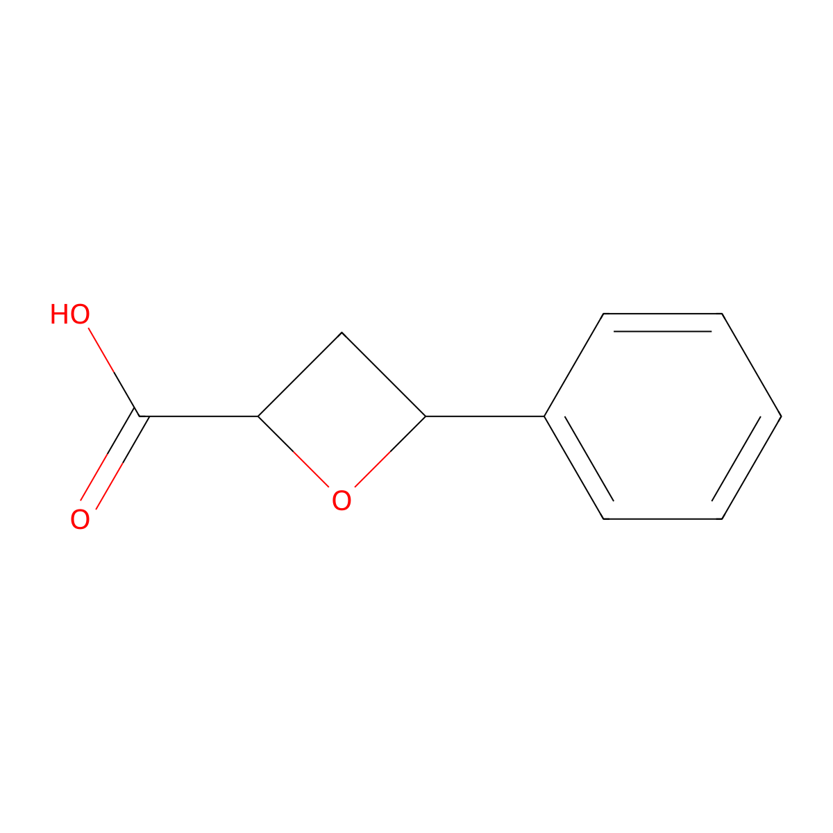 4-Phenyloxetane-2-carboxylic acid molecular structure, CAS 1891268-91-9