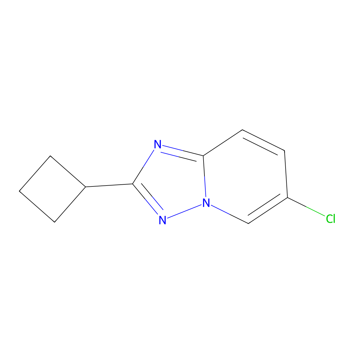 6-Chloro-2-cyclobutyl-[1,2,4]triazolo[1,5-A]pyridine molecular structure, CAS 1891275-31-2