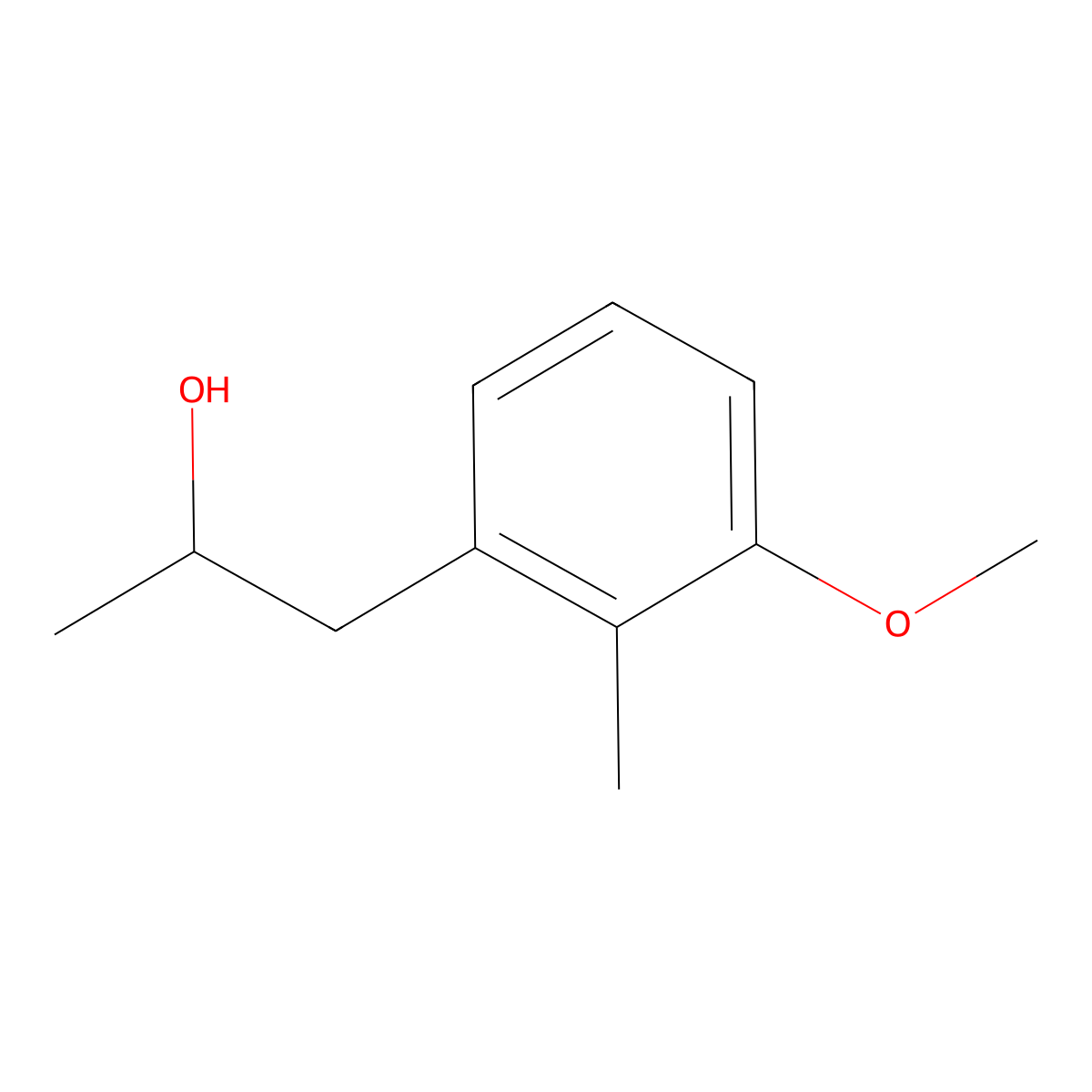 1-(3-Methoxy-2-methylphenyl)propan-2-ol molecular structure, CAS 1891284-66-4