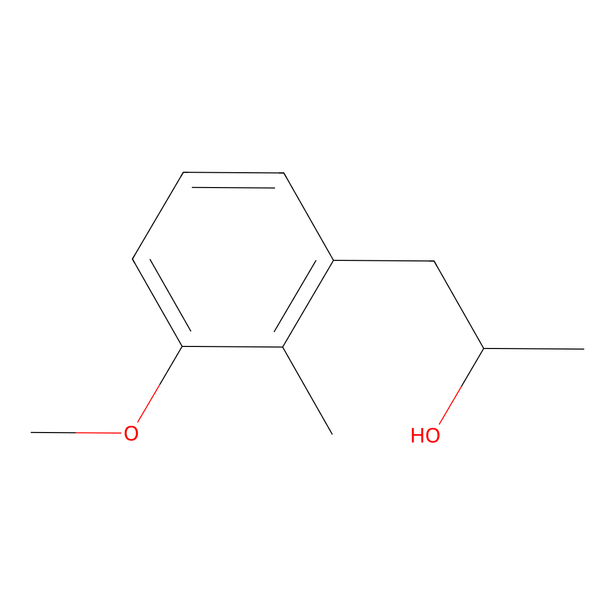 1-(3-Methoxy-2-methylphenyl)propan-2-ol molecular structure, CAS 1891284-66-4