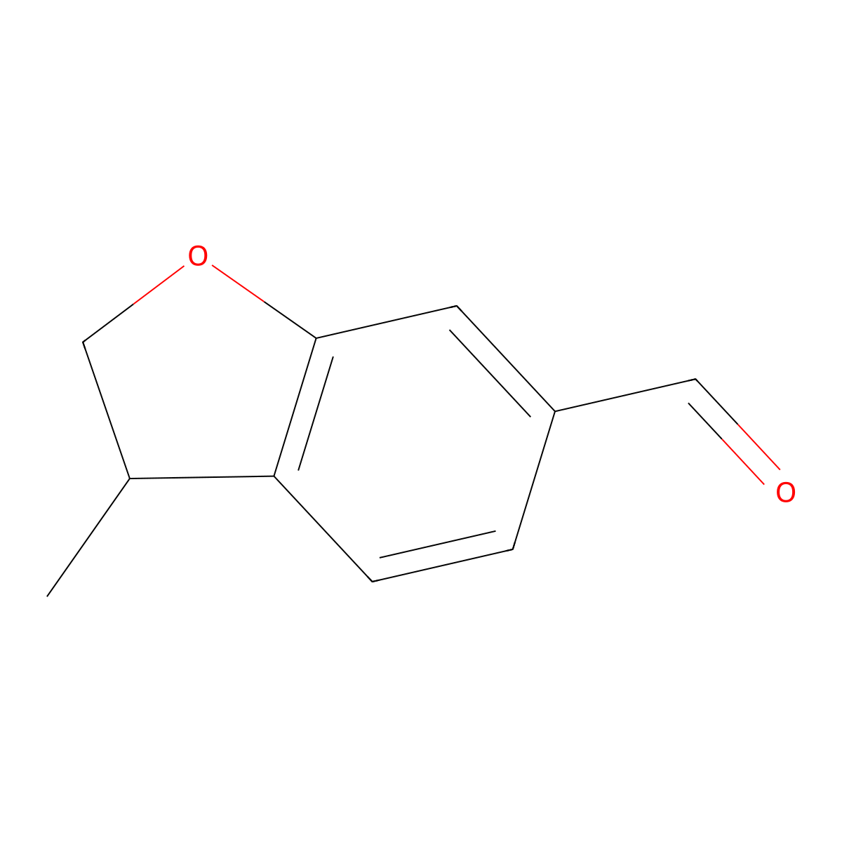 3-Methyl-2,3-dihydro-1-benzofuran-6-carbaldehyde molecular structure, CAS 1891377-59-5