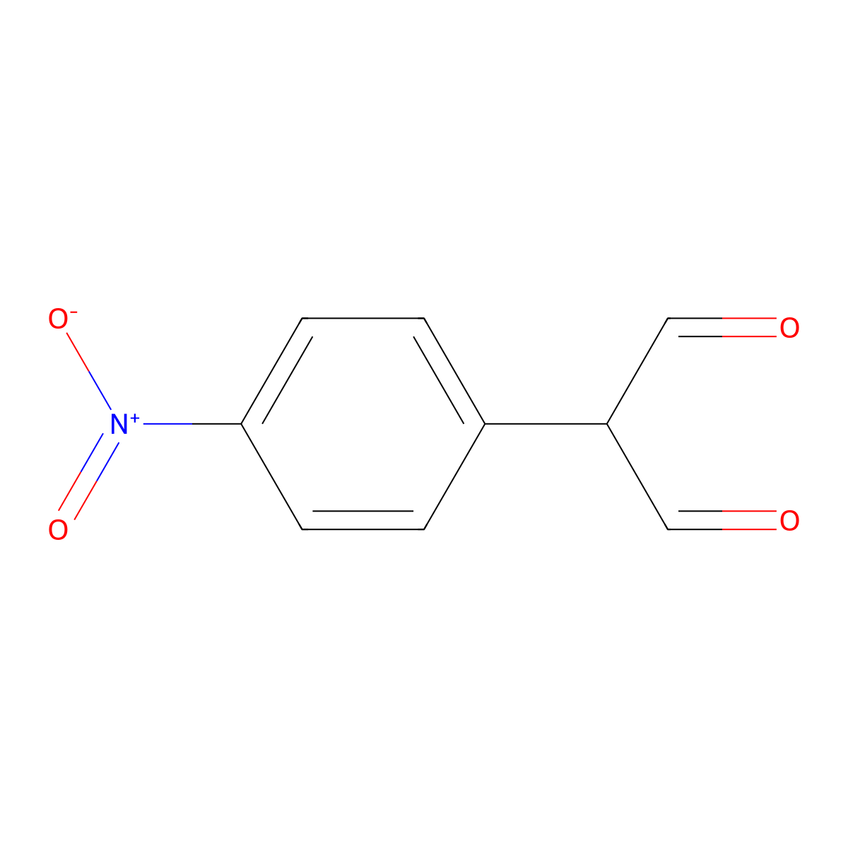 2-(4-Nitrophenyl)malonaldehyde molecular structure, CAS 18915-53-2