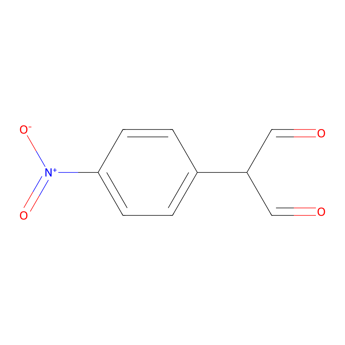 2-(4-Nitrophenyl)malonaldehyde molecular structure, CAS 18915-53-2