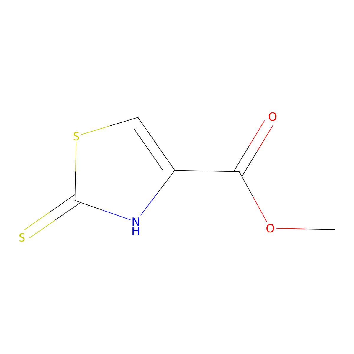 Methyl 2-sulfanyl-1,3-thiazole-4-carboxylate molecular structure, CAS 189152-72-5