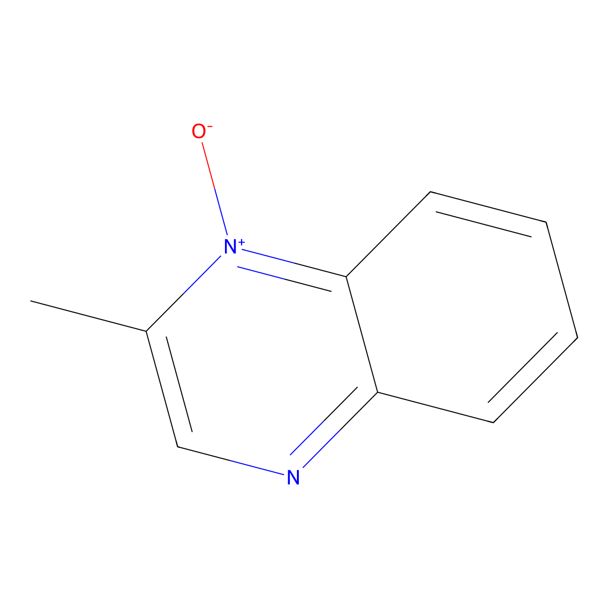 2-Methylquinoxaline 1-oxide molecular structure, CAS 18916-44-4