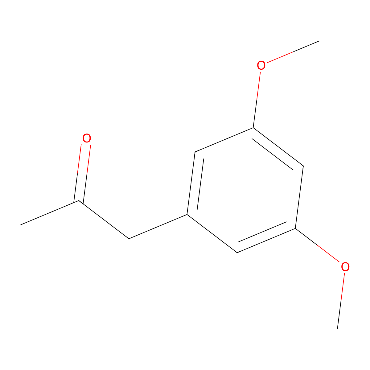 (3,5-Dimethoxyphenyl)acetone molecular structure, CAS 18917-77-6