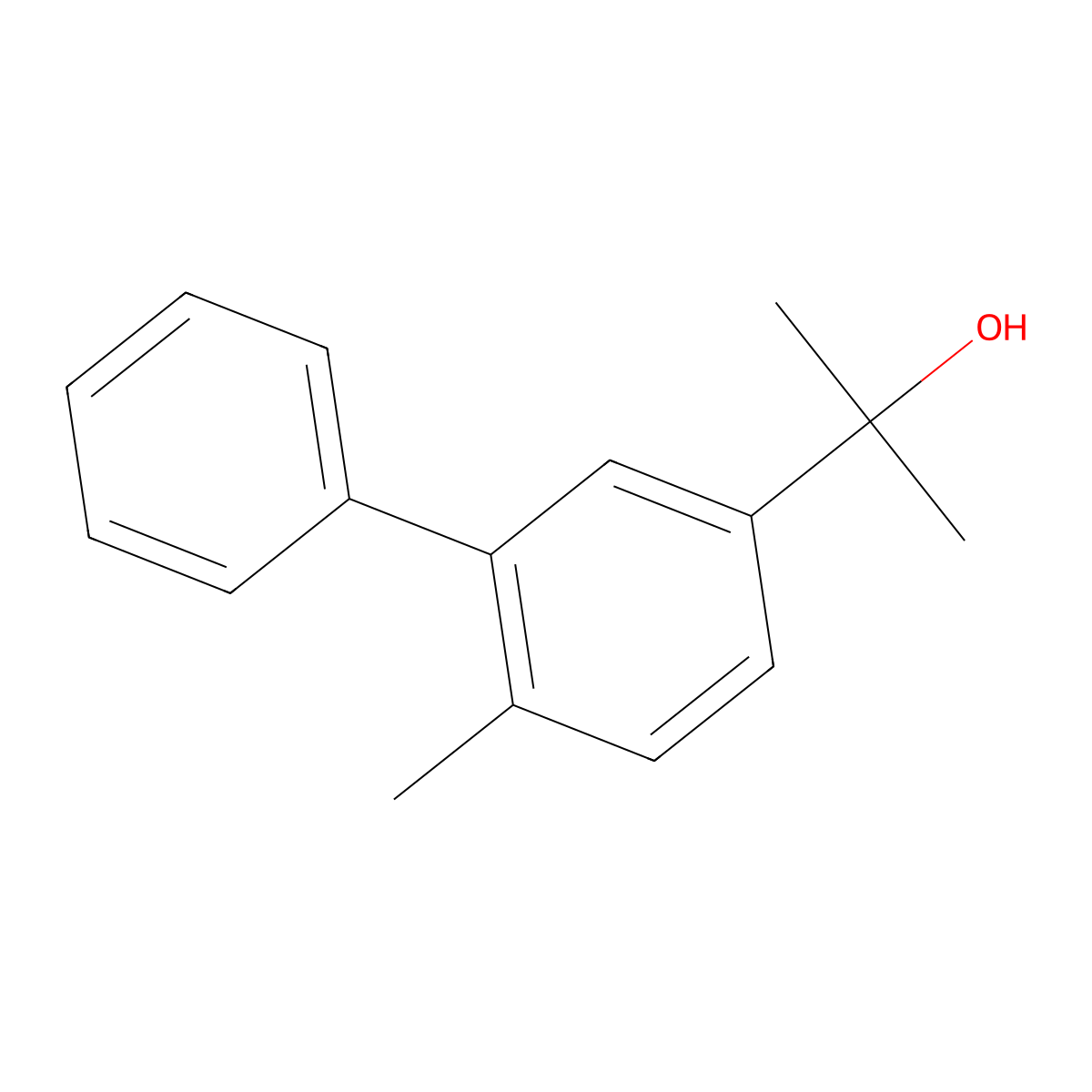 alpha,alpha,6-Trimethyl[1,1'-biphenyl]-3-methanol molecular structure, CAS 1891825-46-9