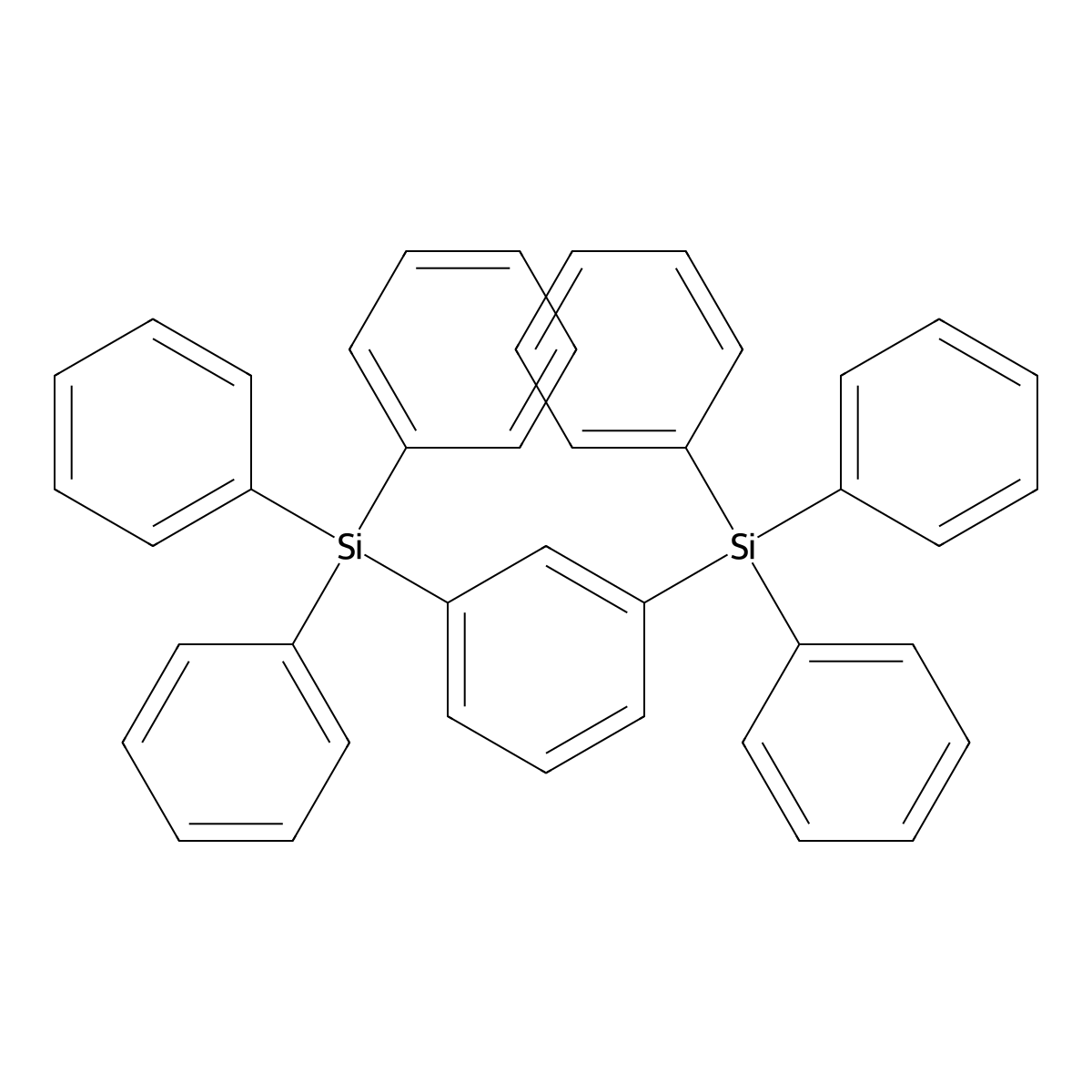 1,3-Bis(triphenylsilyl)benzene molecular structure, CAS 18920-16-6