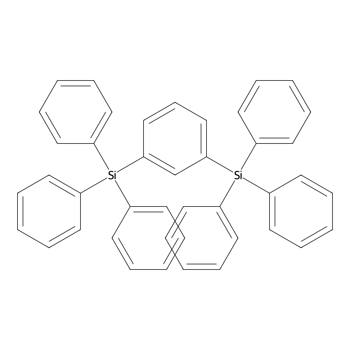 1,3-Bis(triphenylsilyl)benzene molecular structure, CAS 18920-16-6
