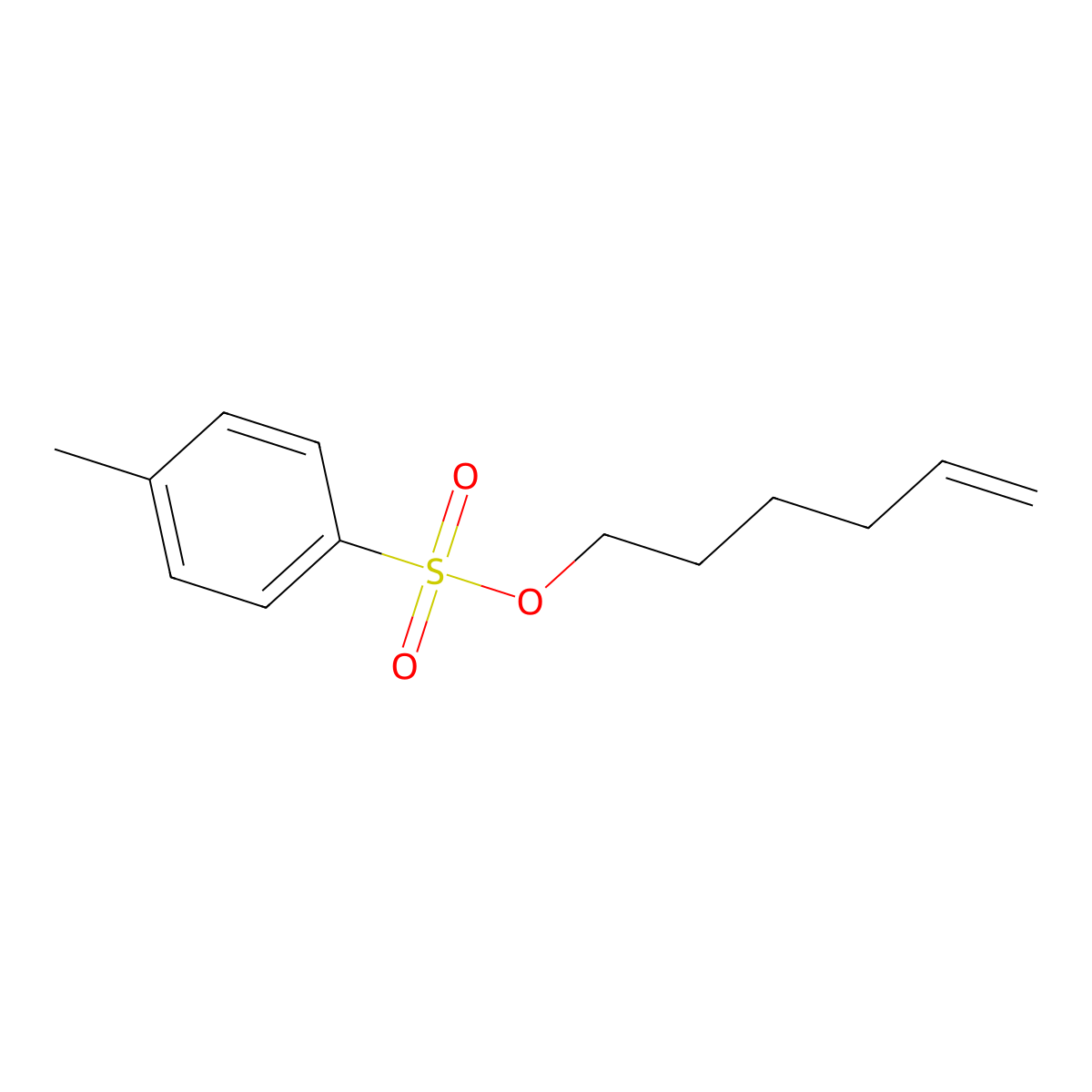 5-Hexen-1-ol, 1-(4-methylbenzenesulfonate) molecular structure, CAS 18922-06-0