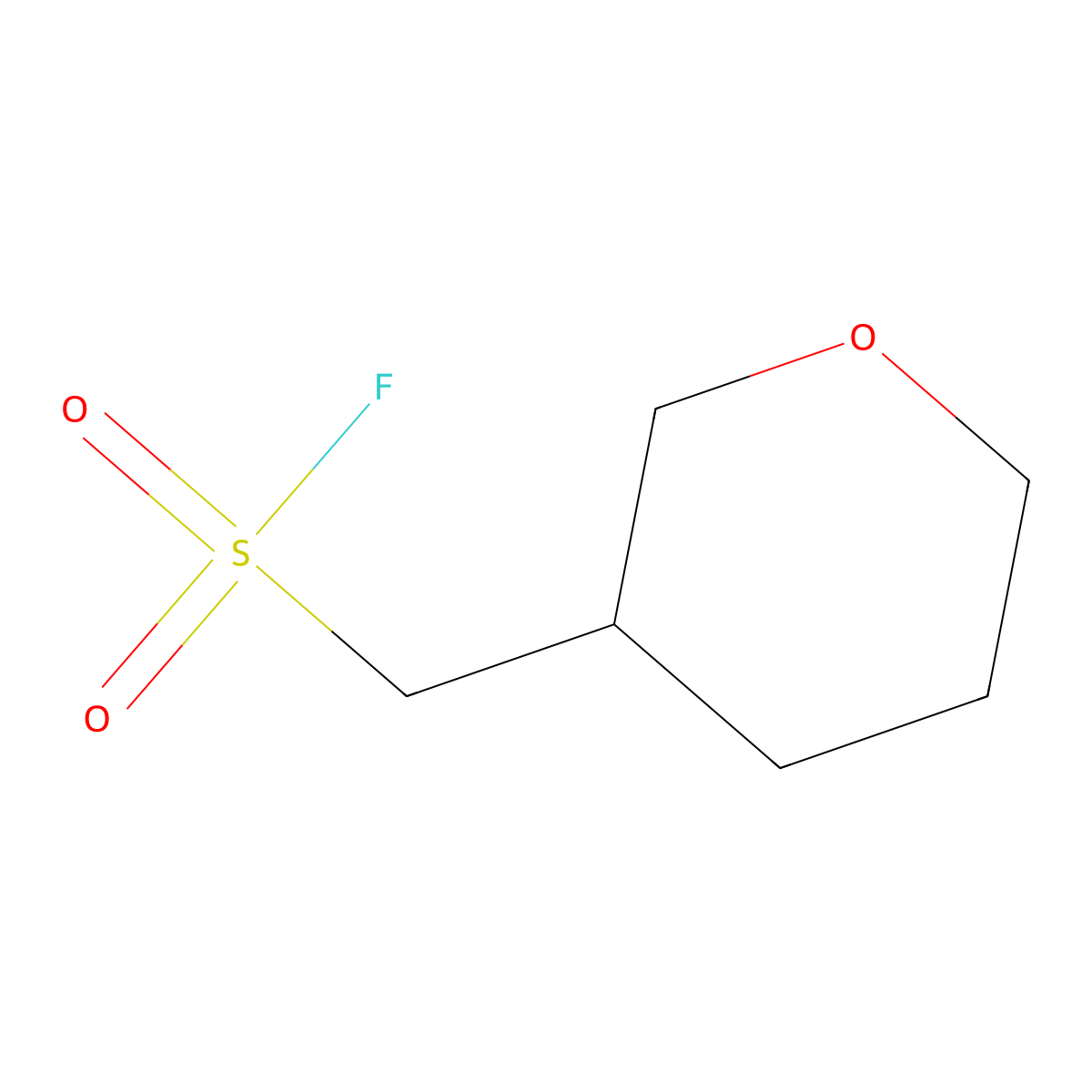(Oxan-3-yl)methanesulfonyl fluoride molecular structure, CAS 1892416-08-8