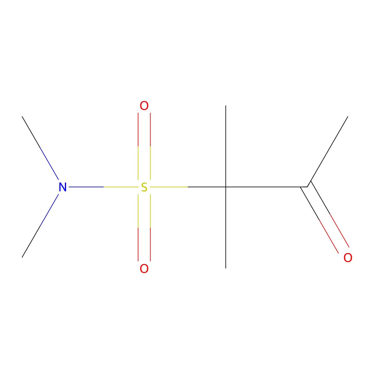 N,N,2-trimethyl-3-oxobutane-2-sulfonamide molecular structure, CAS 1892464-75-3