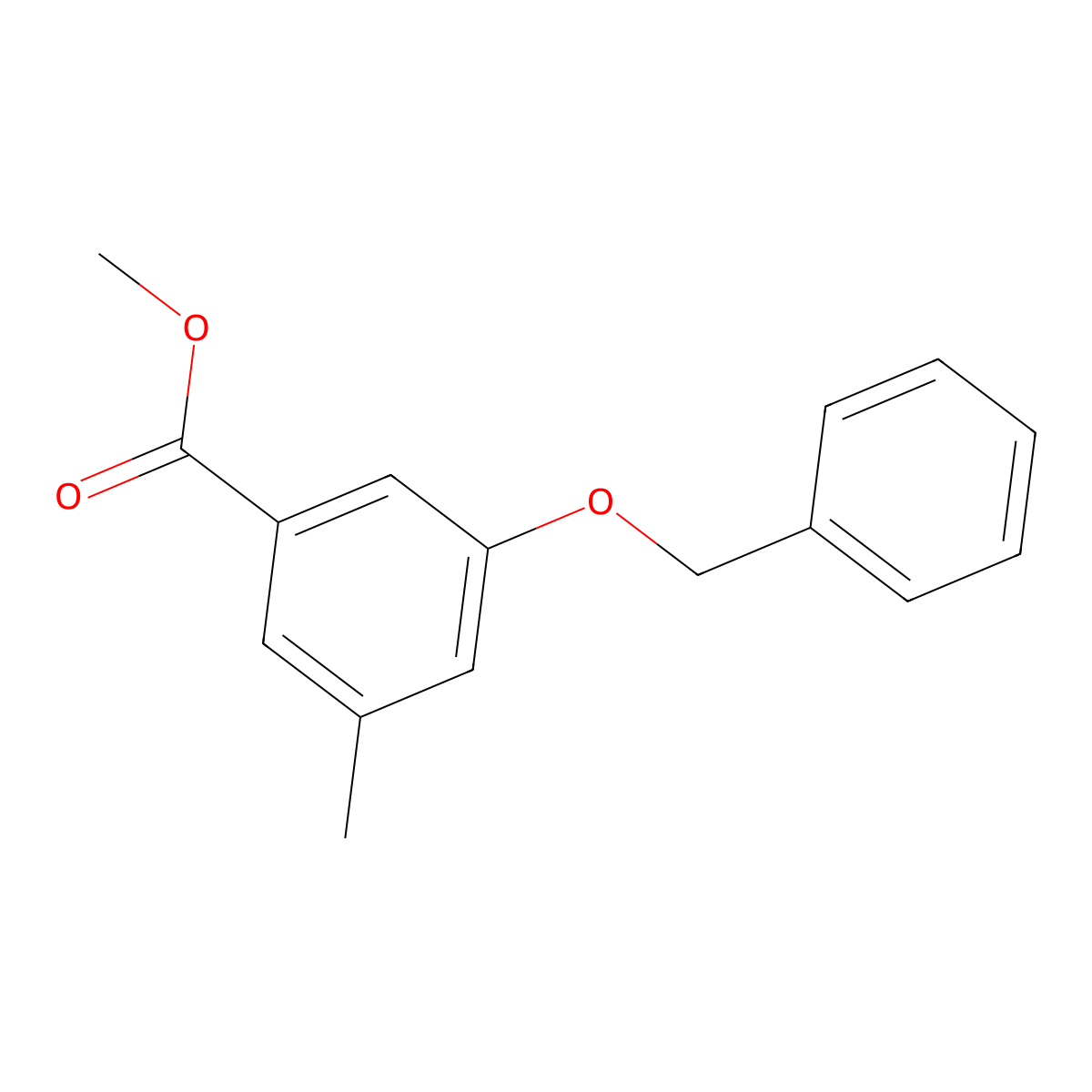 Methyl 3-(benzyloxy)-5-methylbenzoate molecular structure, CAS 189252-85-5
