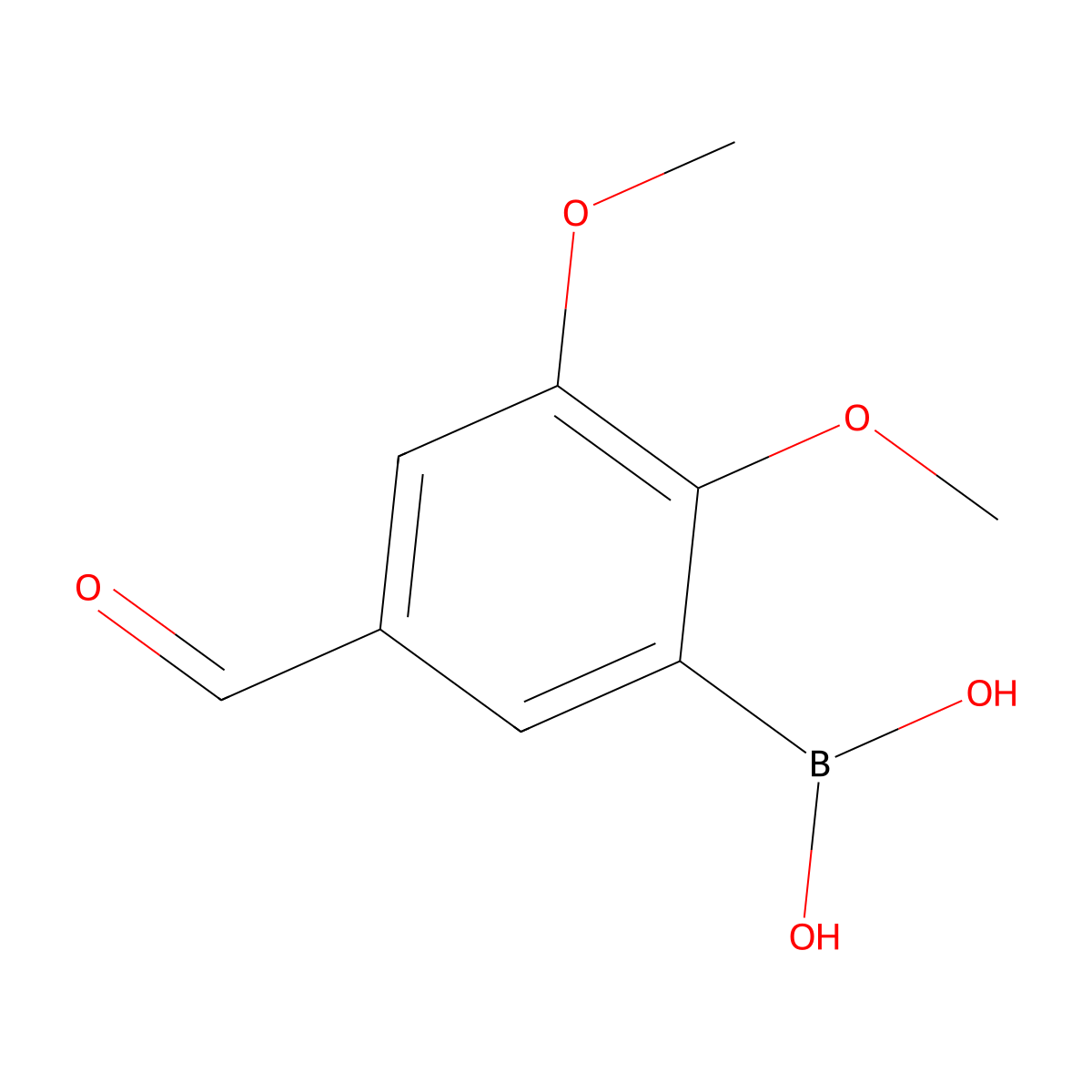 (5-Formyl-2,3-dimethoxyphenyl)boronic acid molecular structure, CAS 189265-98-3