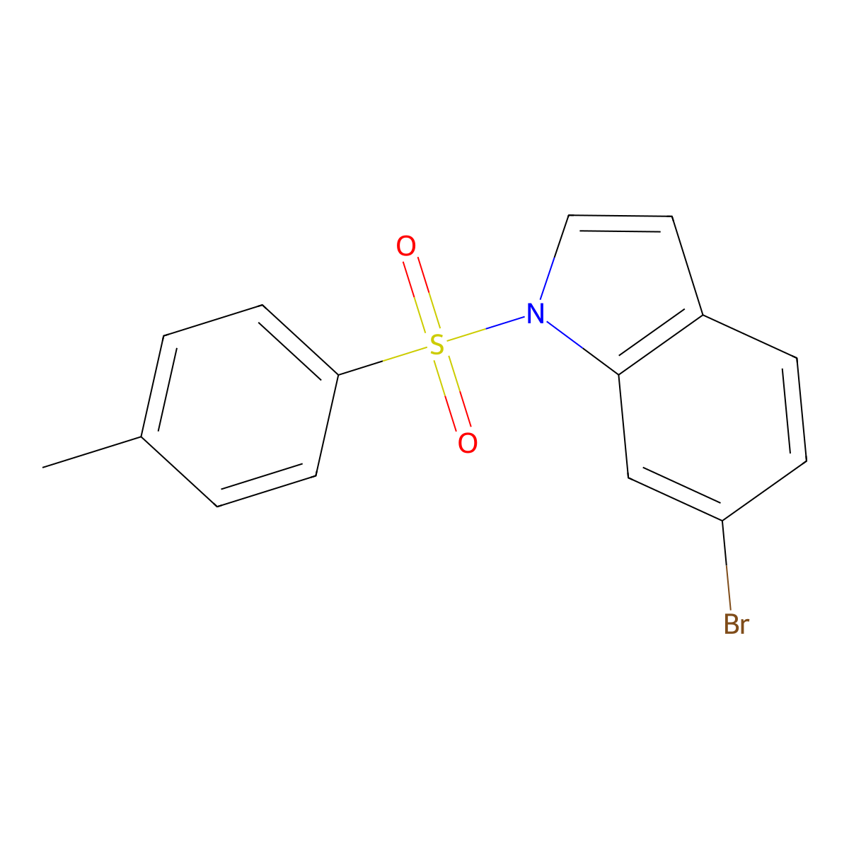 6-bromo-1-tosyl-1H-indole molecular structure, CAS 189265-99-4