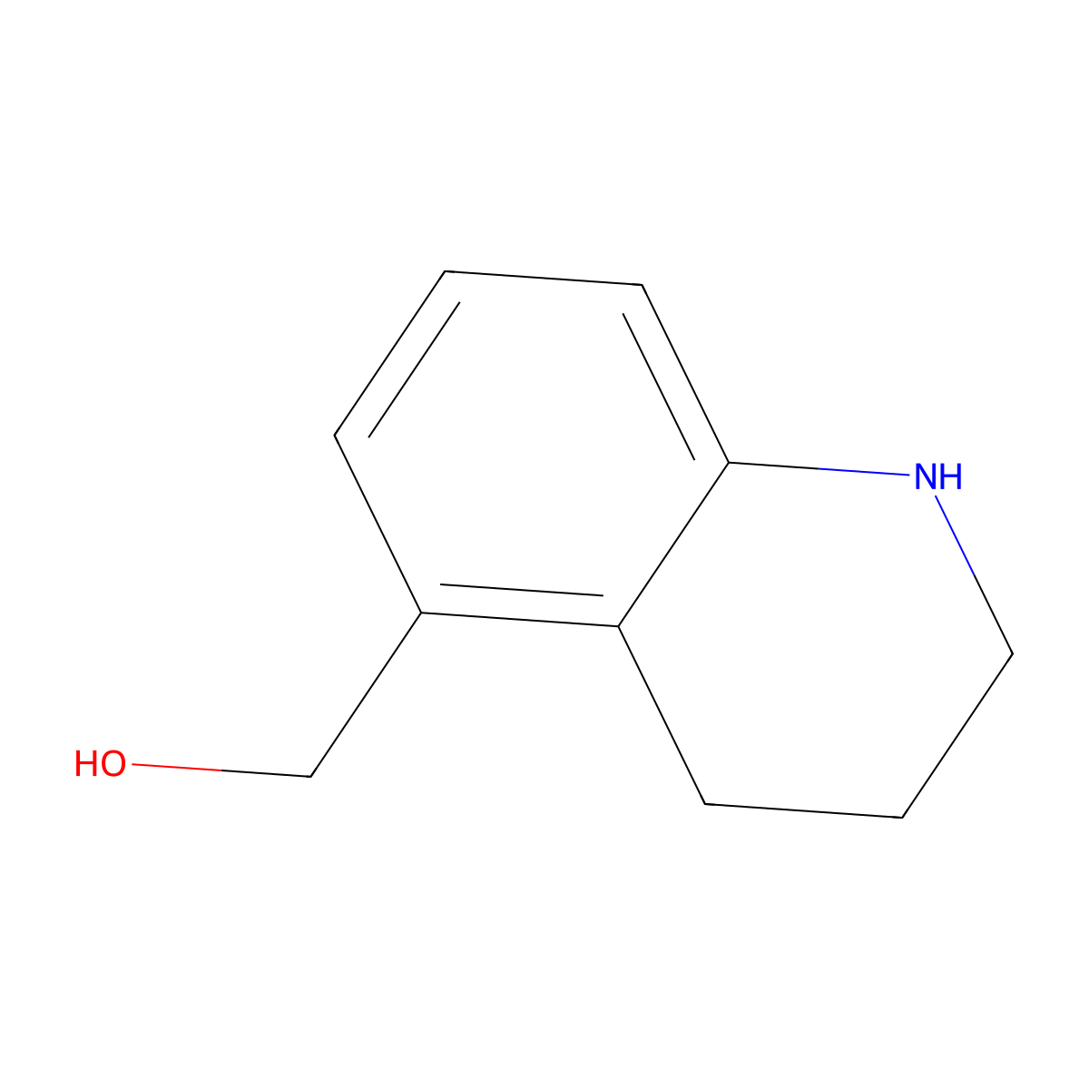 (1,2,3,4-Tetrahydroquinolin-5-yl)methanol molecular structure, CAS 189269-71-4