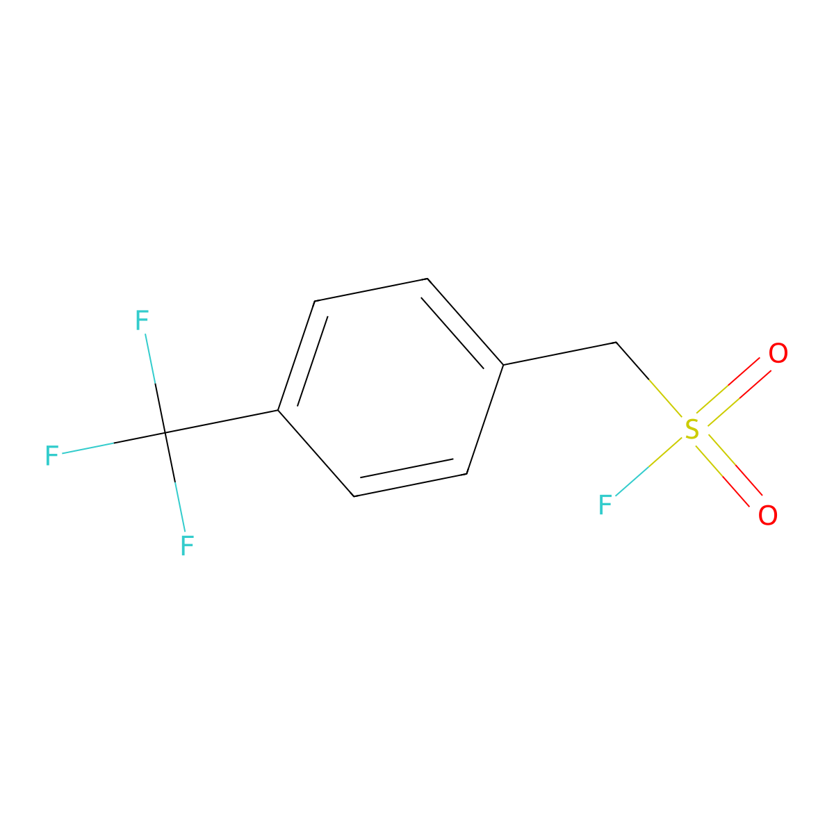 [4-(Trifluoromethyl)phenyl]methanesulfonyl fluoride molecular structure, CAS 1892728-86-7