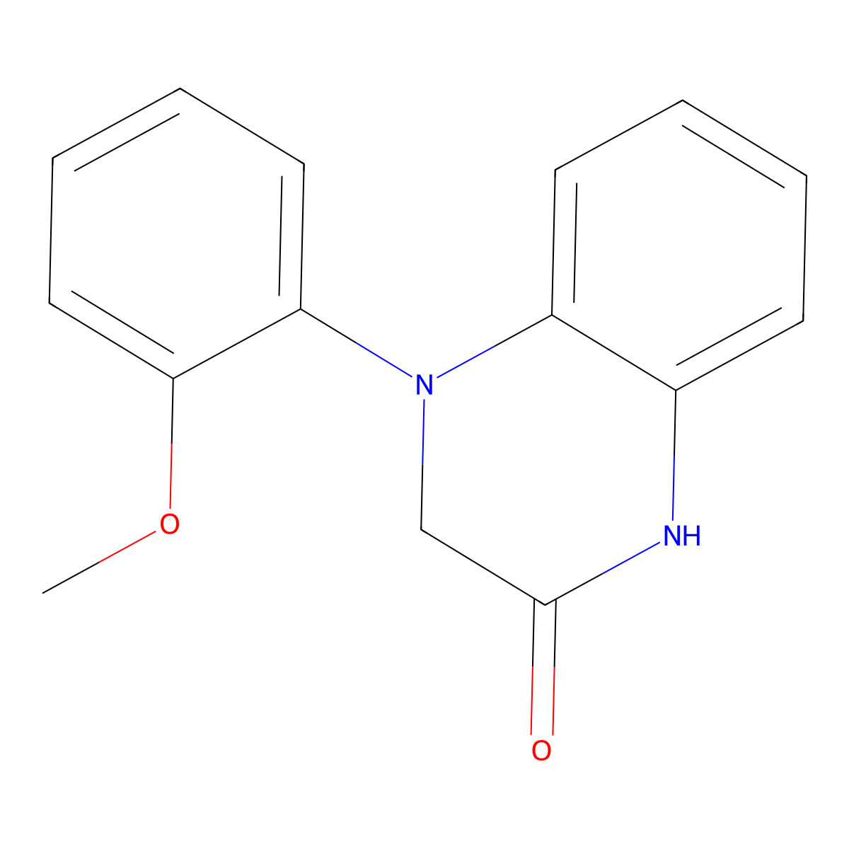 4-(2-Methoxyphenyl)-1,2,3,4-tetrahydroquinoxalin-2-one molecular structure, CAS 1892808-13-7