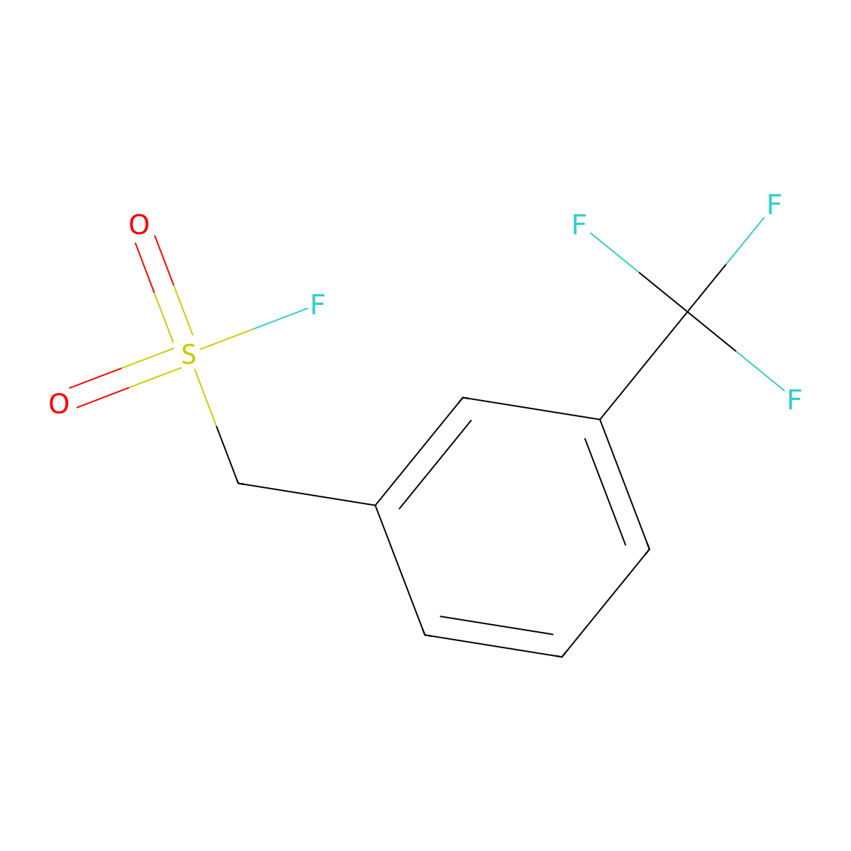 [3-(Trifluoromethyl)phenyl]methanesulfonyl fluoride molecular structure, CAS 1892828-50-0