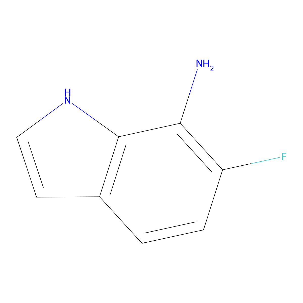 6-fluoro-1H-indol-7-amine molecular structure, CAS 1892858-81-9