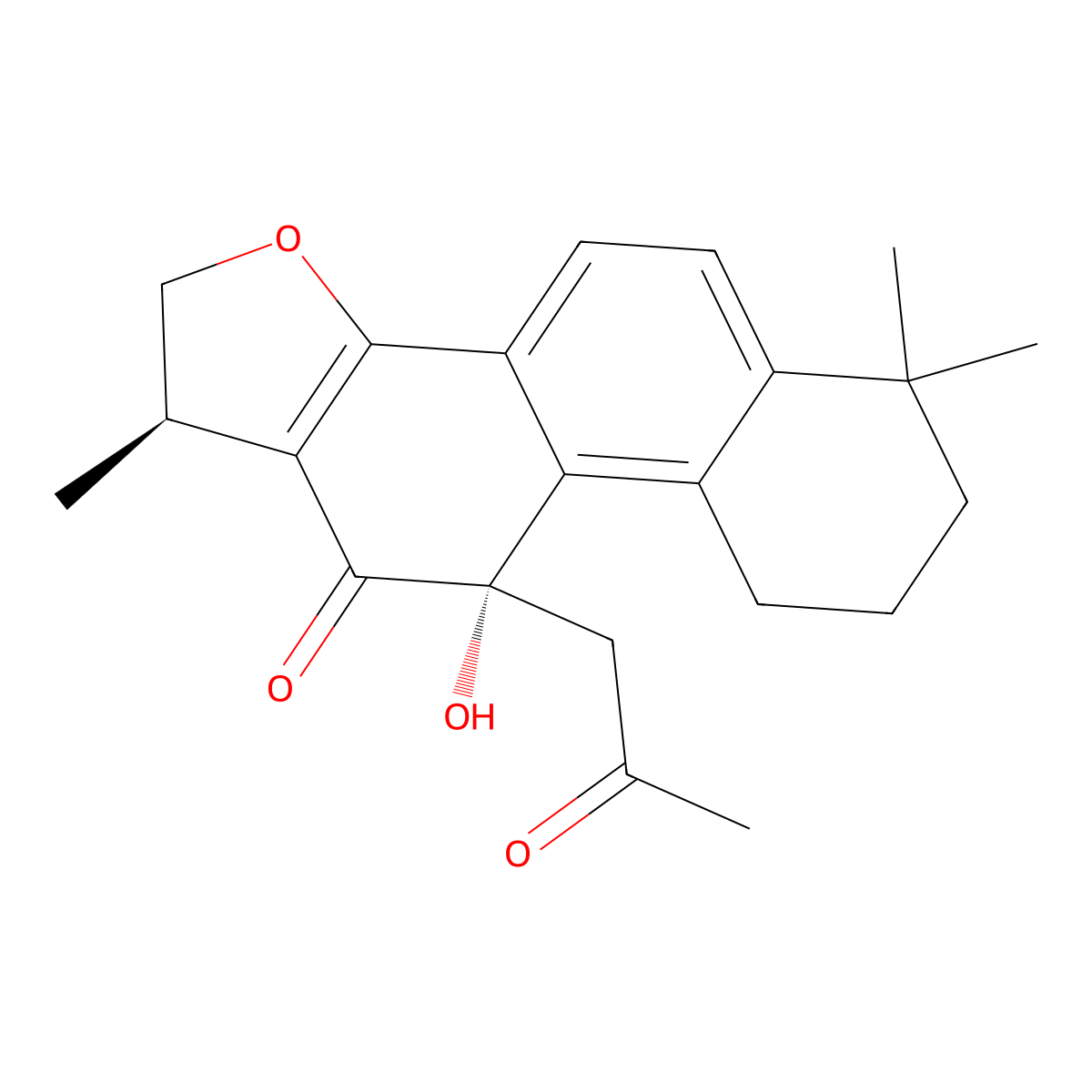 Danshenol B molecular structure, CAS 189308-09-6