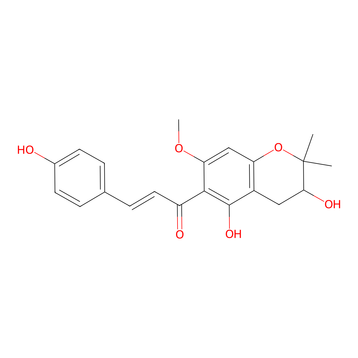 Xanthohumol B molecular structure, CAS 189308-10-9