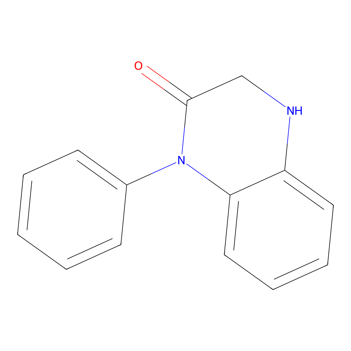 1-Phenyl-1,2,3,4-tetrahydroquinoxalin-2-one molecular structure, CAS 1893256-57-9